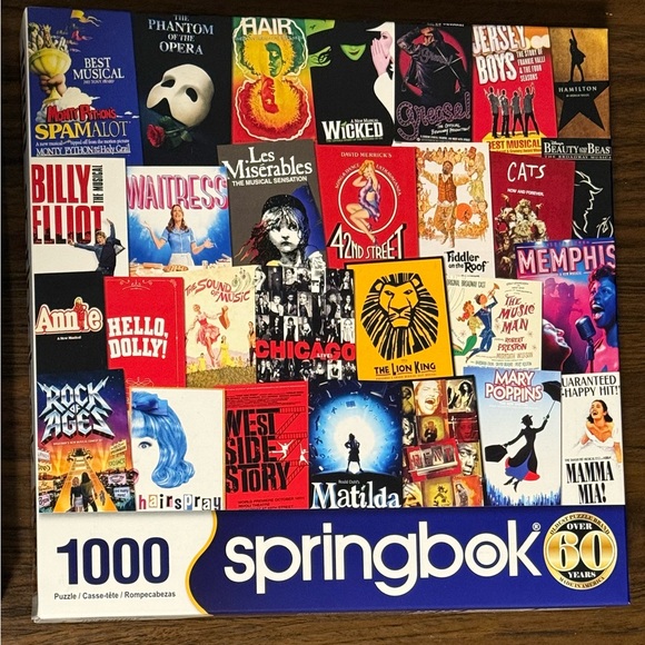 3 Springbok Puzzles - 1000 Pieces each movies, novels, and Broadway shows - Picture 4 of 5